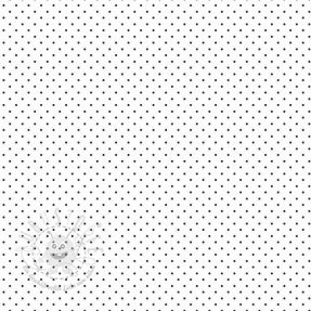 Baumwollstoff Petit dots white/black