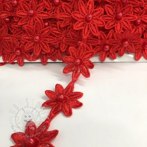 Spitzen Bloom red