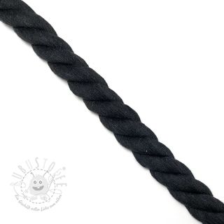 Baumwollkordel 2,5 cm black