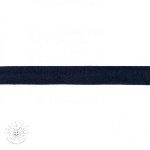 Jersey Schrägband nachtblau