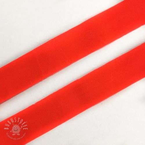 Elastisches Schrägband Polyamide matt 20 mm neon orange