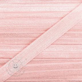 Elastisches Schrägband Polyamid 15 mm light pink
