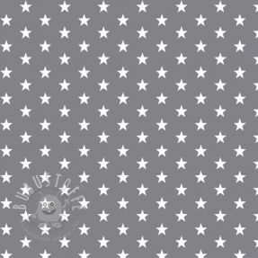 Baumwollstoff Petit stars grey