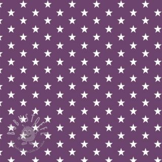 Baumwollstoff Petit stars purple