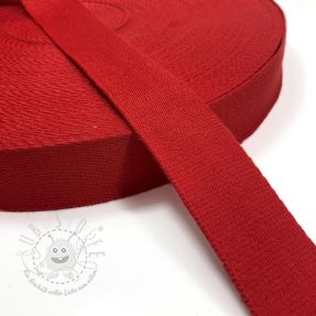 Gurtband Baumwolle 4 cm red