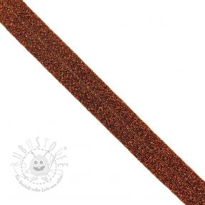 Schrägband LUREX copper