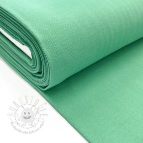 Baumwoll Bündchenstoff glatt GOTS pastel green