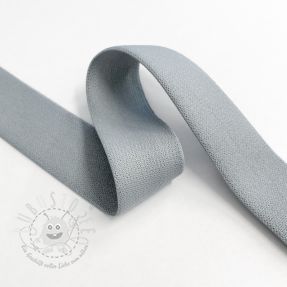Gummiband 2,5 cm light grey