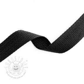 Gurtband 2,5 cm black