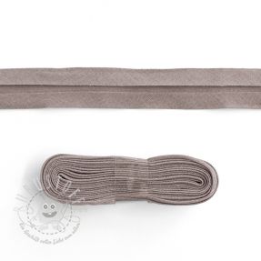 Schrägband baumwoll - 3 m taupe