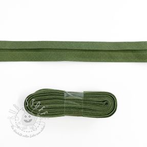 Schrägband baumwoll - 3 m olive green