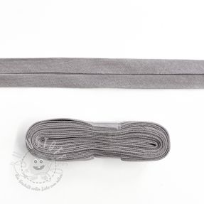 Schrägband baumwoll - 3 m light grey