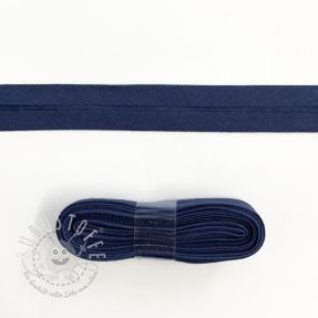 Schrägband baumwoll - 3 m dark blue